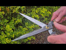 Load and play video in Gallery viewer, Japanese Hedge Shears 220mm Blade – Long Handle