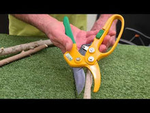 Load and play video in Gallery viewer, MK4 Ratchet Secateurs Green Grip