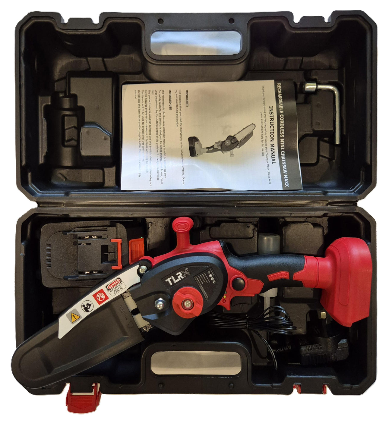 NLG 6 inch Mini Chainsaw includes 1 x 2Ah battery