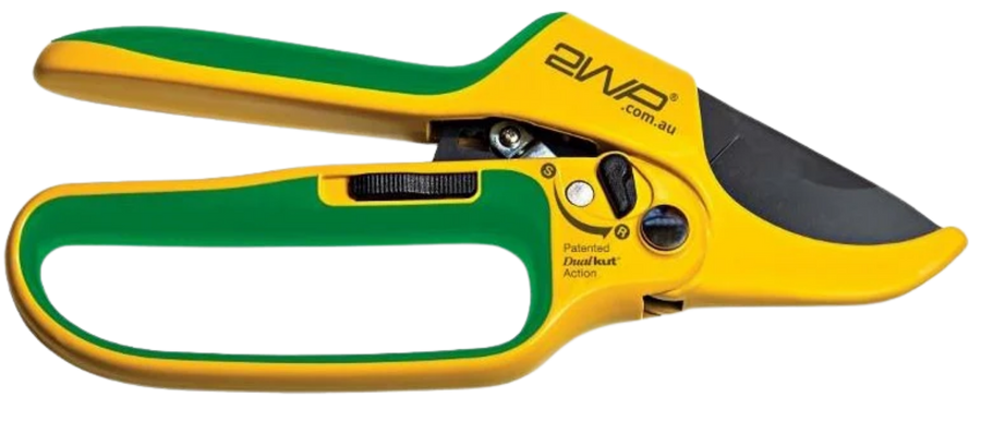 DualKut MK6 Ratchet Secateurs – Heavy Duty 2-in-1 Garden Pruners for Easy Cutting