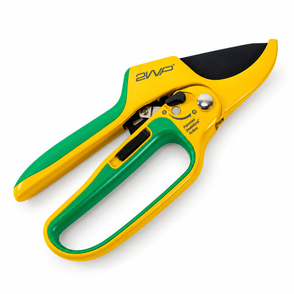 DualKut MK6 Ratchet Secateurs – Heavy Duty 2-in-1 Garden Pruners for Easy Cutting