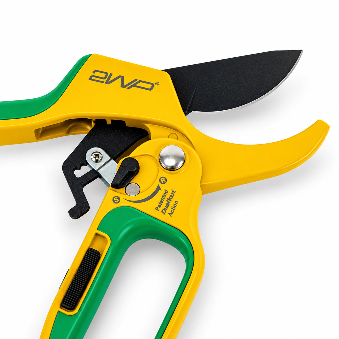 DualKut MK6 Ratchet Secateurs – Heavy Duty 2-in-1 Garden Pruners for Easy Cutting