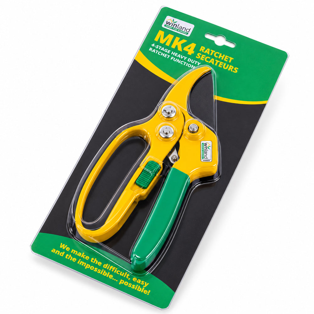 MK4 Ratchet Secateurs – Heavy Duty Pruners for Thick Branches